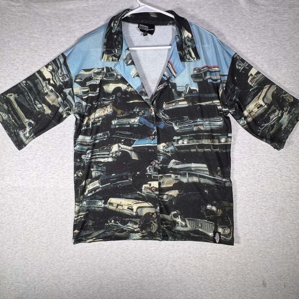 Basic Pleasure Mode Wasteland Short Sleeve Button Up Shirt
